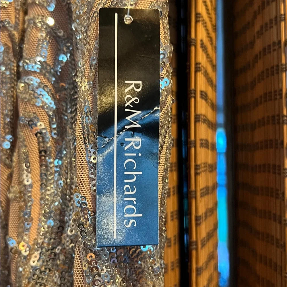 R&M Richards Gold Sequin  Dress - Picture 4 of 7